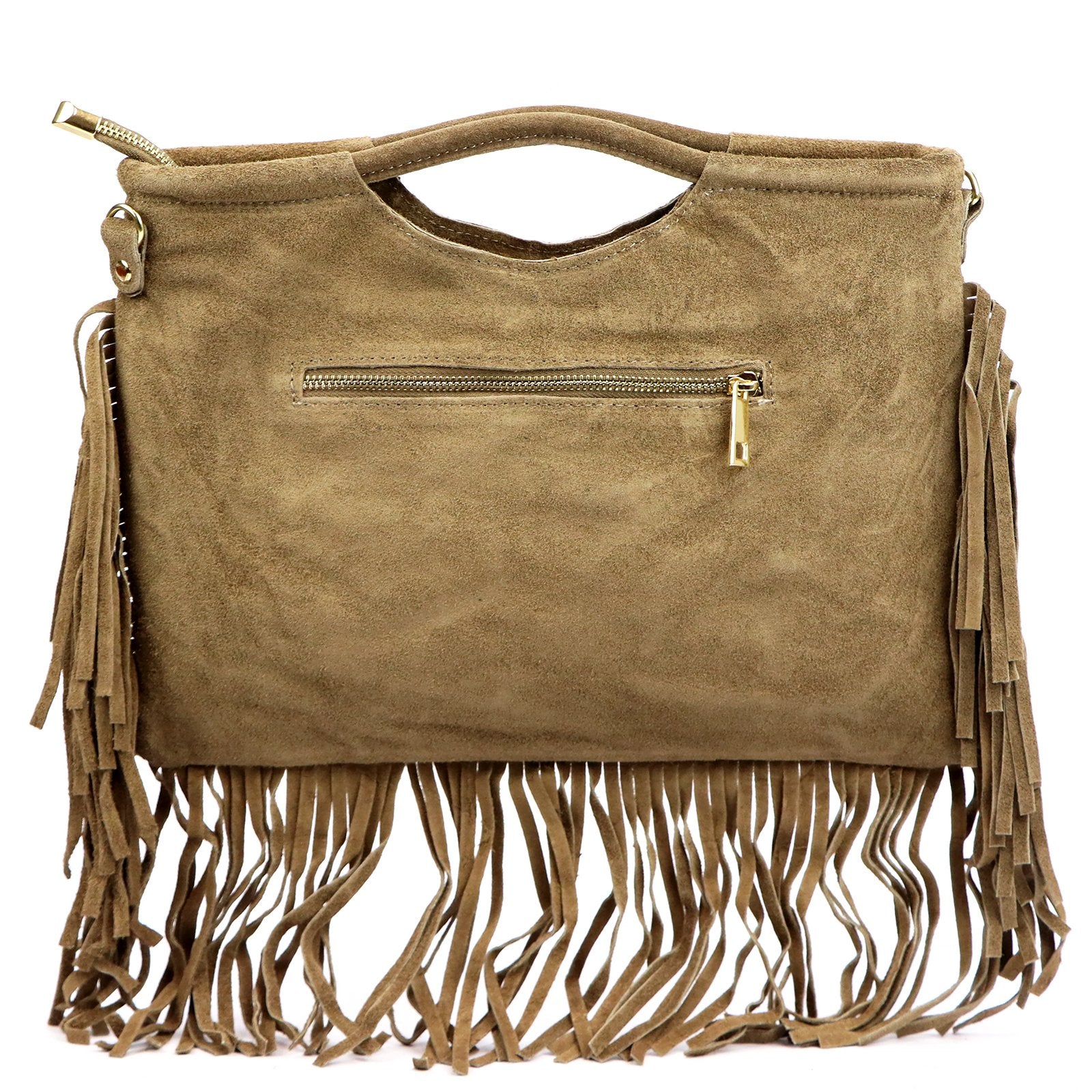 Luka 25-018 taupe natūralios odos rankinė taupe