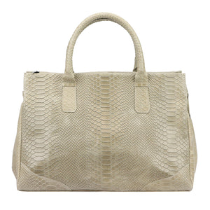 Camilla PREMIUM 10.020 taupe natūralios odos rankinė taupe
