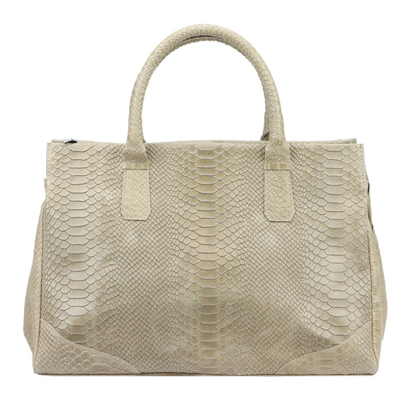 Camilla PREMIUM 10.020 taupe natūralios odos rankinė taupe
