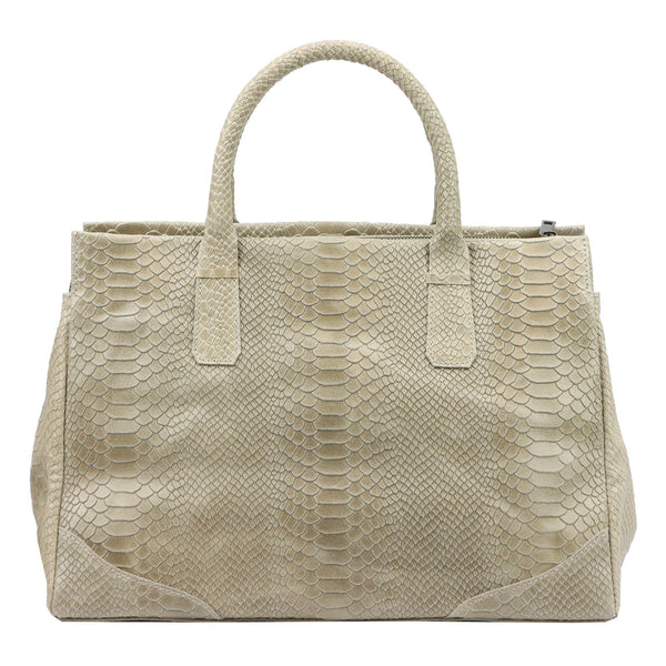 Camilla PREMIUM 10.020 taupe natūralios odos rankinė taupe