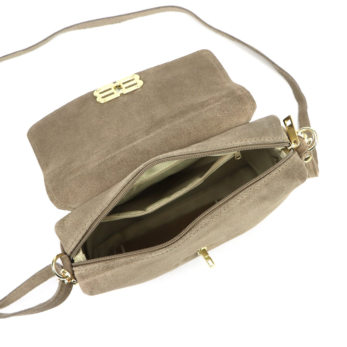 Luka 26-164 taupe natūralios odos rankinė taupe