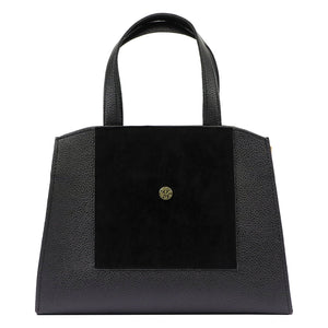 Gregorio EKO PREMIUM #1022 juoda ekologiškos odos rankinė czarny