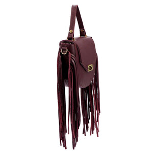 Luka 25-065 DOLLARO bordo odinė rankinė bordo