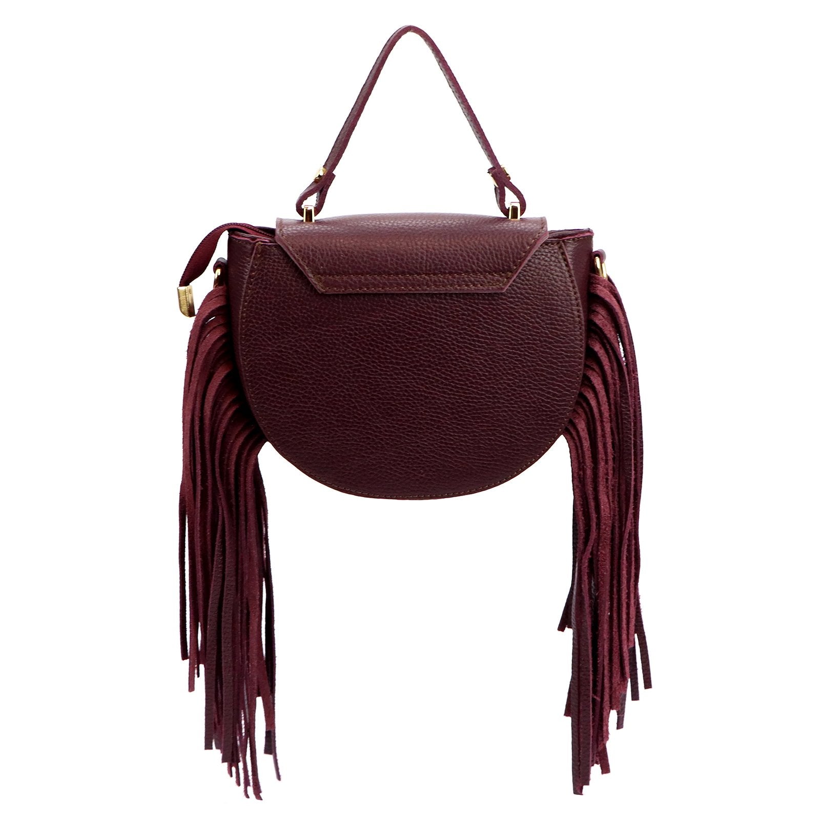 Luka 25-065 DOLLARO bordo odinė rankinė bordo