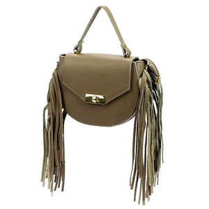 Luka 25-065 DOLLARO natūralios odos rankinė, taupe taupe