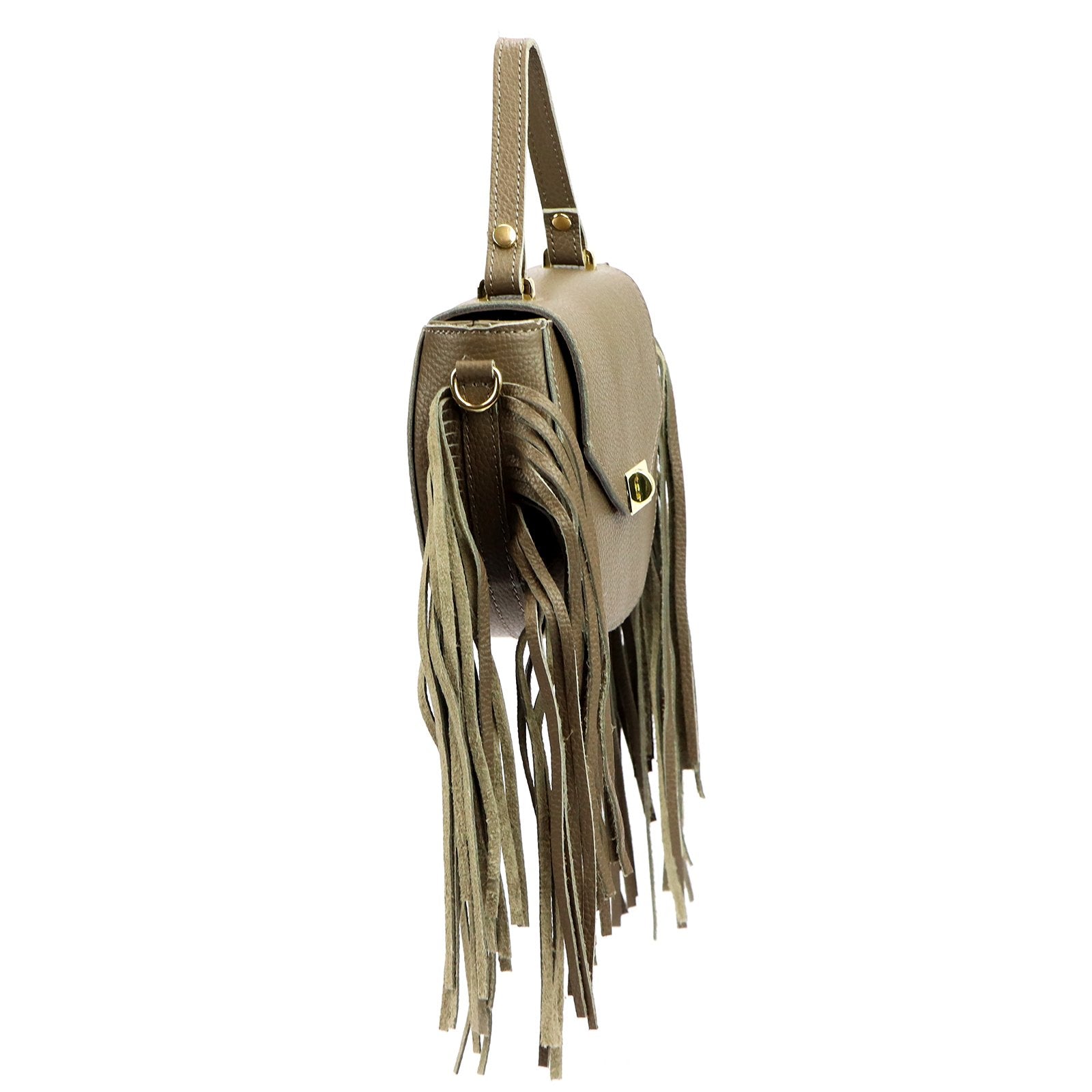 Luka 25-065 DOLLARO natūralios odos rankinė, taupe taupe
