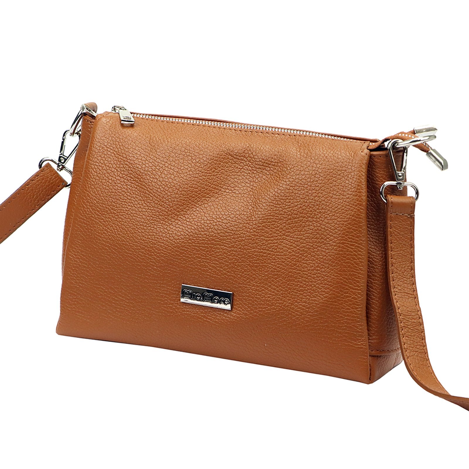 MiaMore 01-002 DOLLARO odinė rankinė camel-2 camel-2
