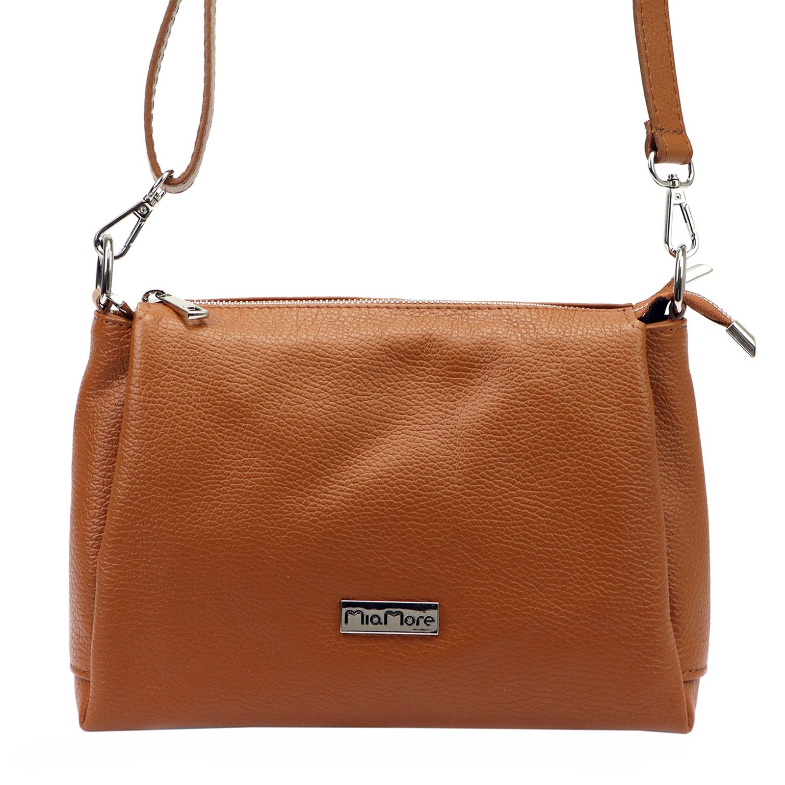 MiaMore 01-002 DOLLARO odinė rankinė camel-2 camel-2