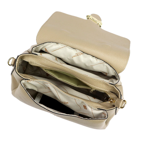 Camilla PREMIUM 10.022 DOLLARO taupe natūralios odos rankinė taupe