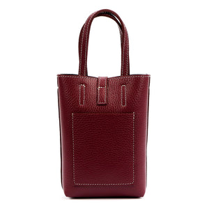 Luka 25-064 DOLLARO bordo spalvos odinė rankinė bordo