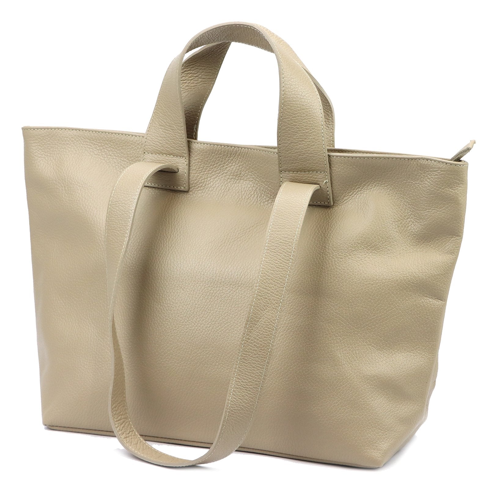 Luka 25-078 DOLLARO taupe natūralios odos rankinė taupe