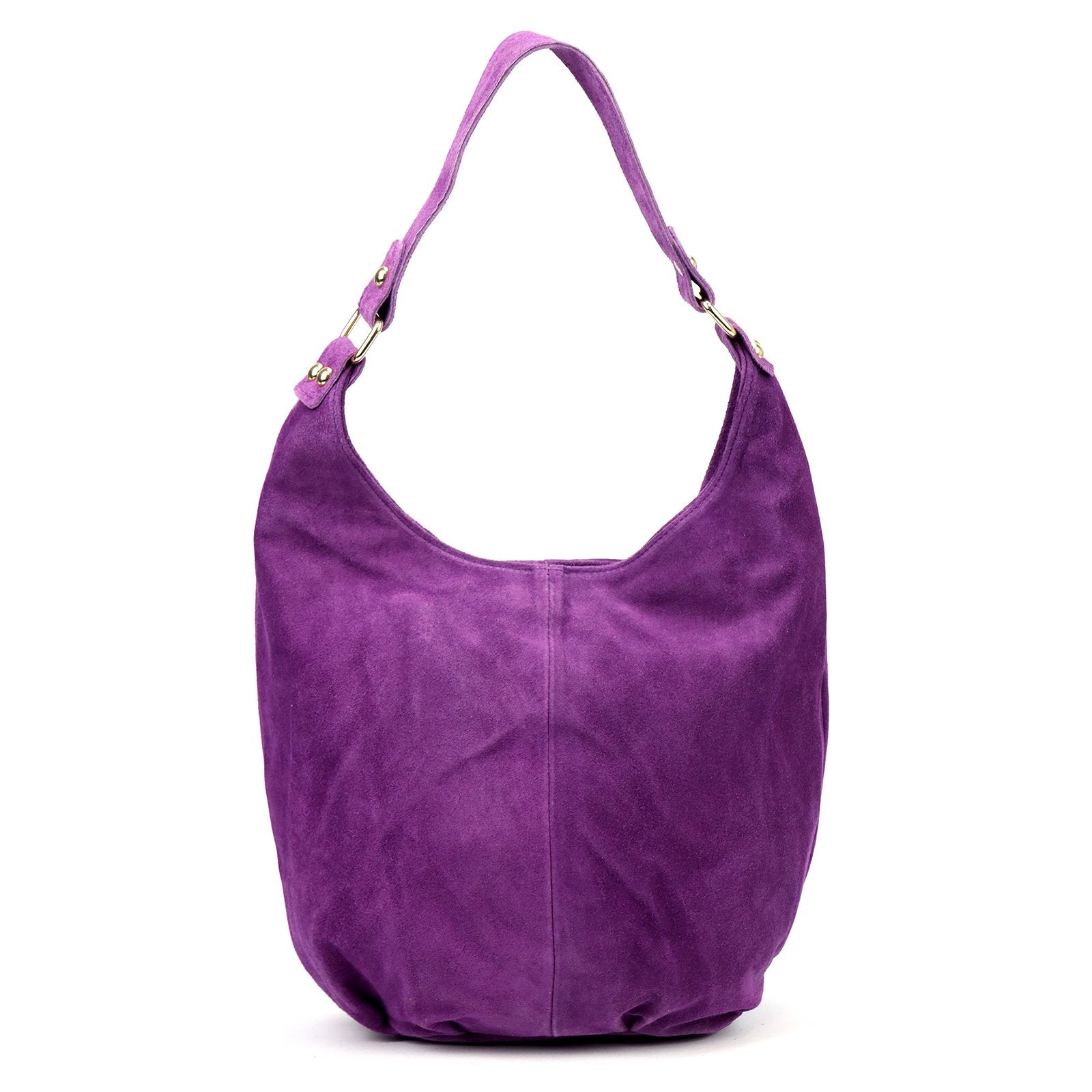 Luka 26-049-2 violetinė natūralios odos rankinė fioletowy