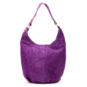 Luka 26-049-2 violetinė natūralios odos rankinė fioletowy