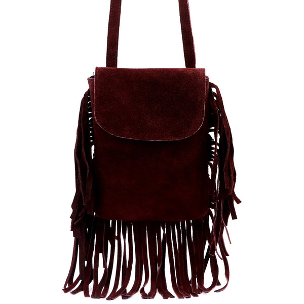 Luka 25-048 bordo natūralios odos rankinė bordo