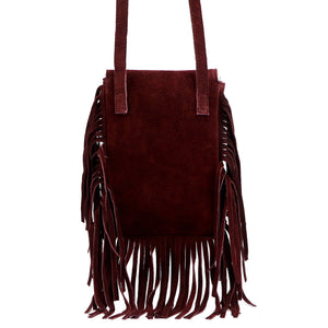Luka 25-048 bordo natūralios odos rankinė bordo