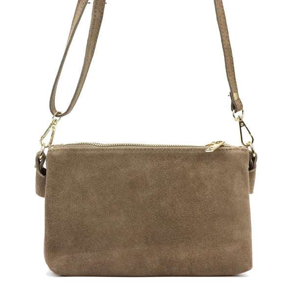 Luka 26-165 taupe natūralios odos rankinė taupe