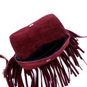 Luka 25-048 bordo natūralios odos rankinė bordo