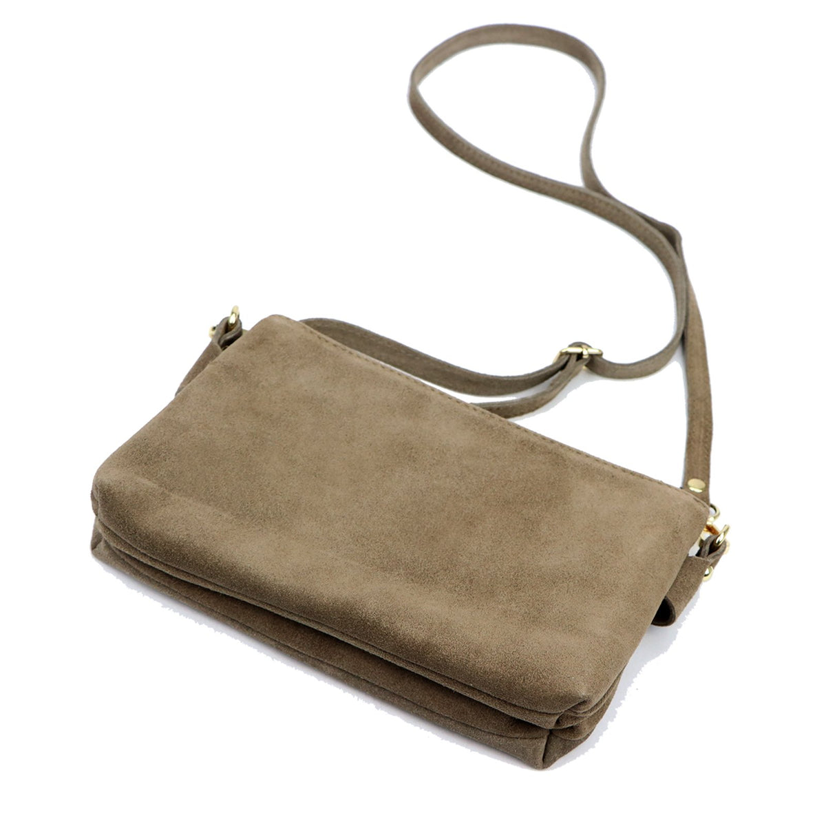 Luka 26-165 taupe natūralios odos rankinė taupe
