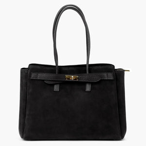 Camilla PREMIUM 10.004 juoda natūralios odos rankinė czarny