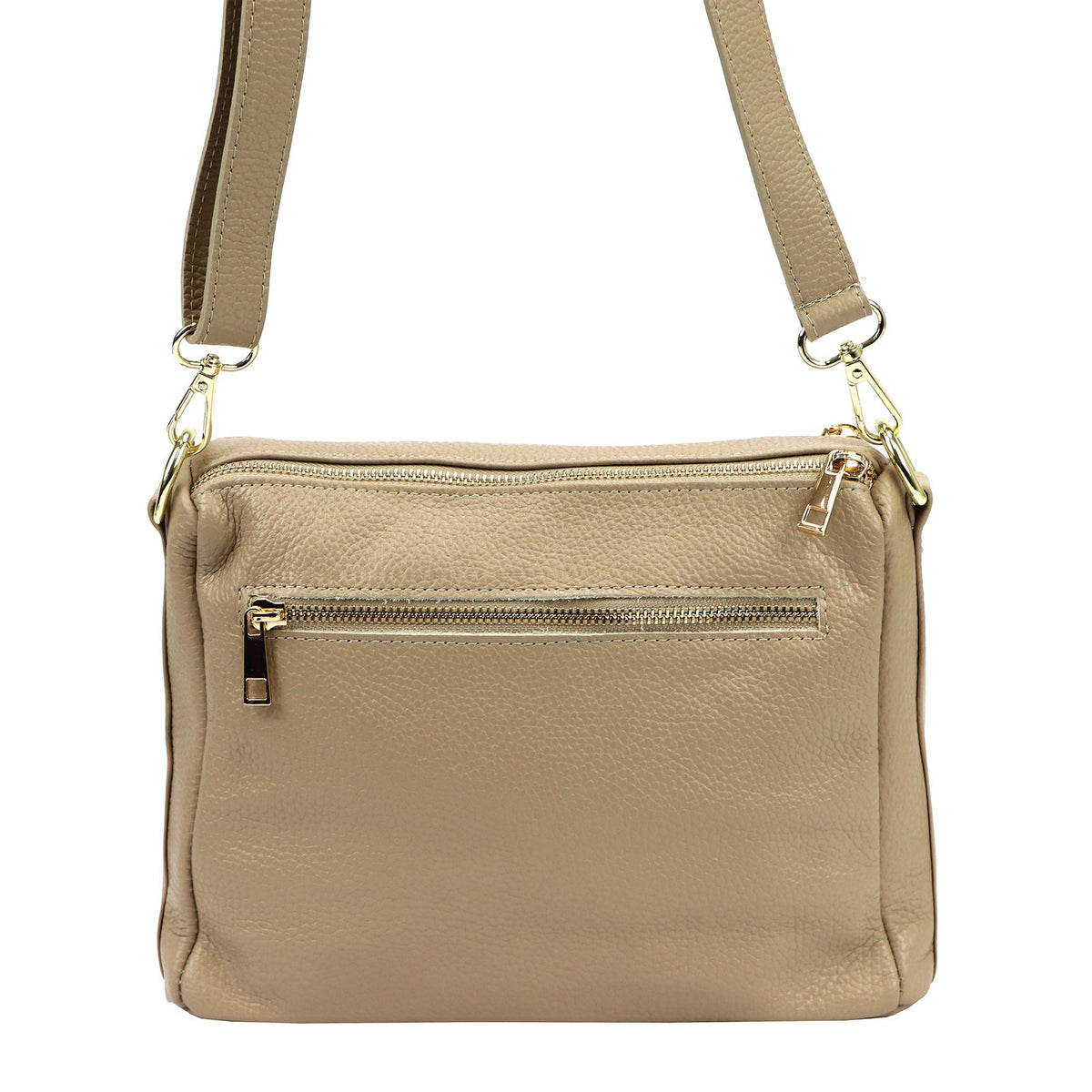 Luka 26-008 taupe natūralios odos rankinė taupe