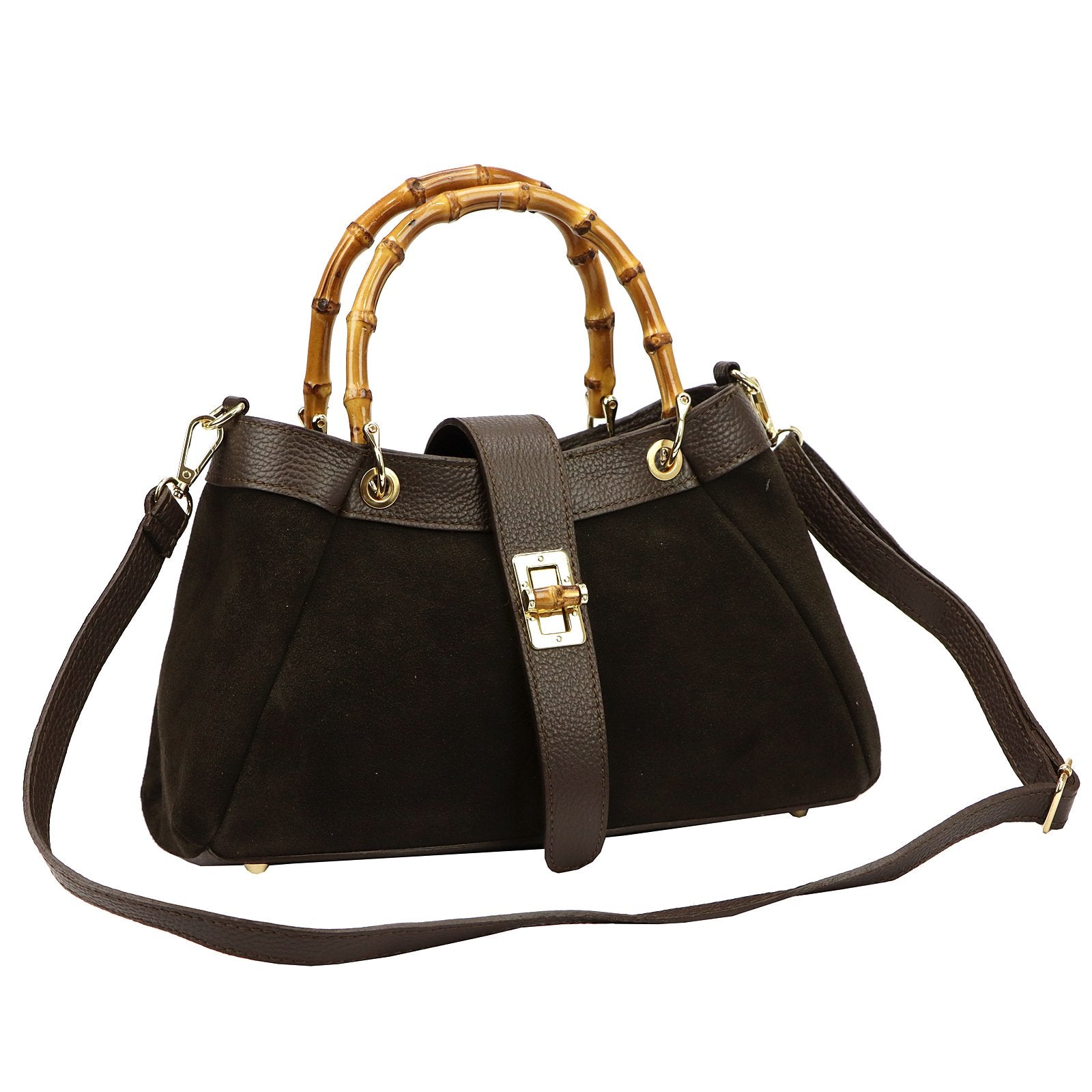 Luka 26-145 tamsiai ruda natūralios odos rankinė ciemny brąz