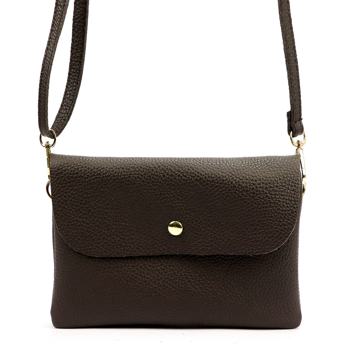 Luka 26-116 DOLLARO tamsiai ruda odinė rankinė ciemny brąz
