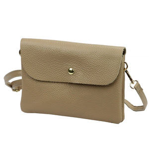 Luka 26-116 DOLLARO taupe odinė rankinė taupe