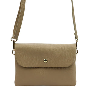 Luka 26-116 DOLLARO taupe odinė rankinė taupe