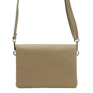 Luka 26-116 DOLLARO taupe odinė rankinė taupe