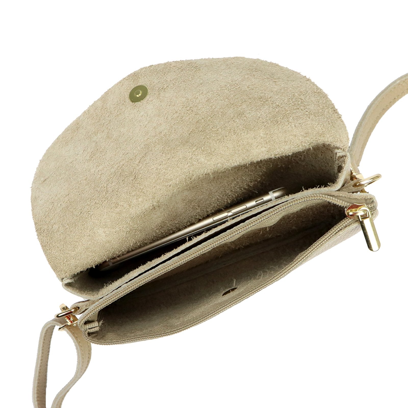 Luka 26-116 DOLLARO taupe odinė rankinė taupe