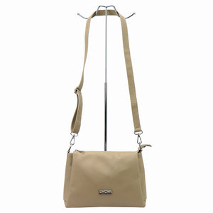 MiaMore 01-002 DOLLARO taupe natūralios odos rankinė taupe