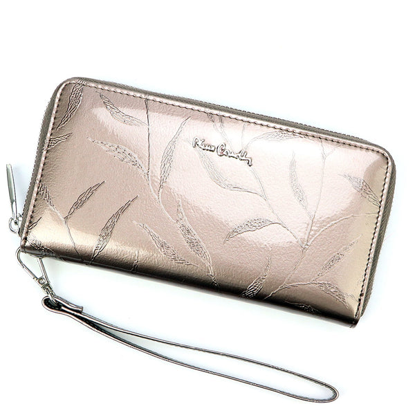 Pierre Cardin 02 LEAF 119 pelenų pilka piniginė popiel