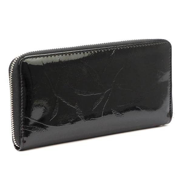 Pierre Cardin 02 LEAF 119 juoda natūralios odos piniginė czarny