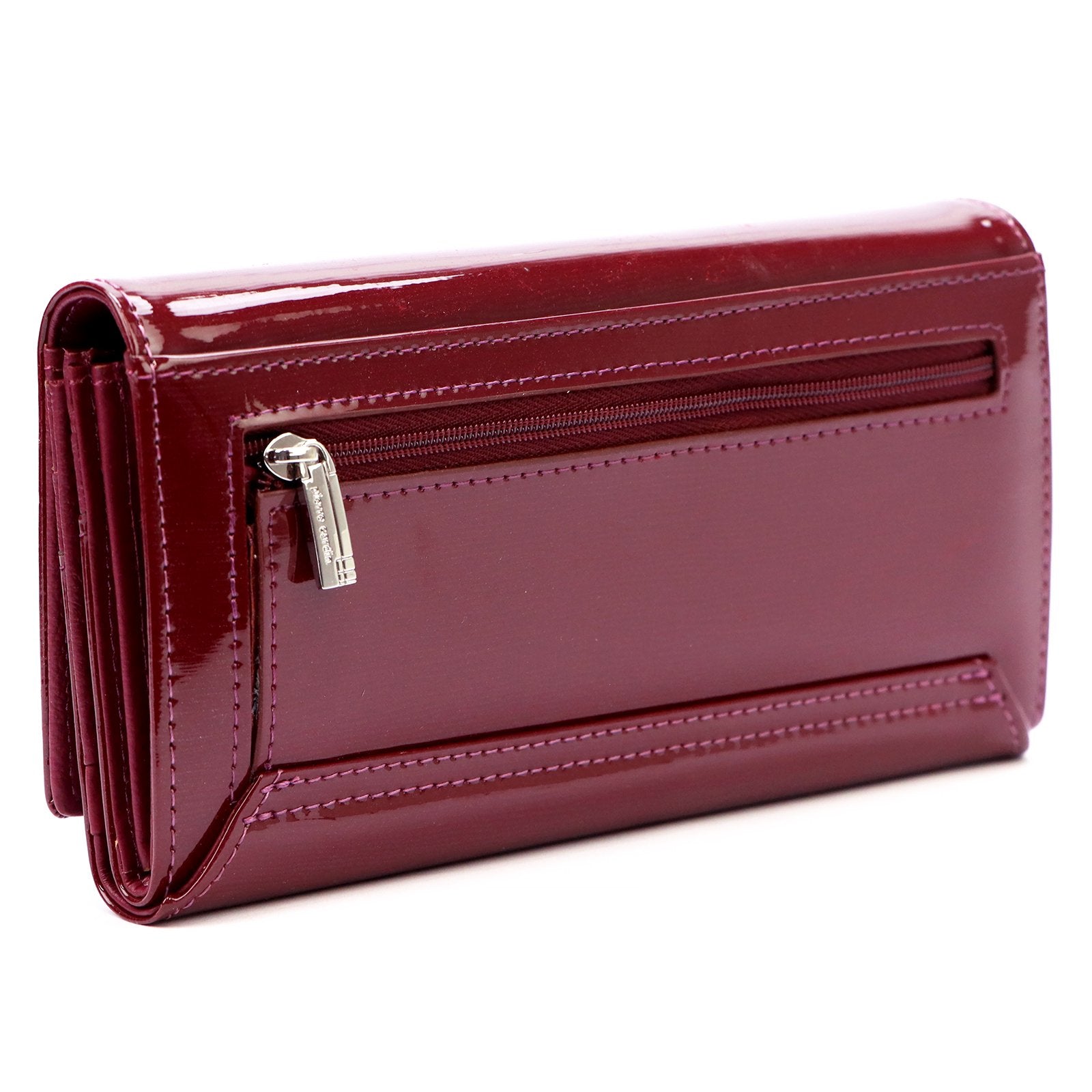 Pierre Cardin 05 LINE 102 violetinė odinė piniginė fioletowy