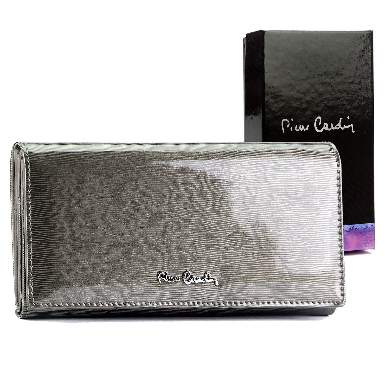 Pierre Cardin 05 LINE 102 pelenų pilka piniginė popiel