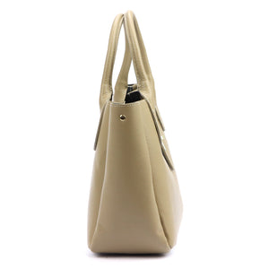 Luka 25-061 2 viename taupe natūralios odos rankinė taupe