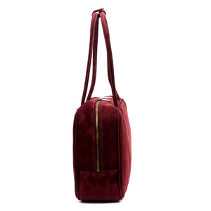 Luka 25-067 bordinė odinė rankinė bordo