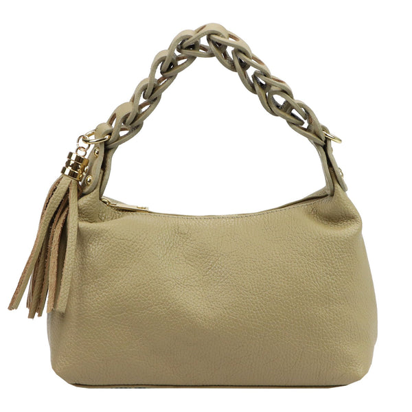 Luka 26-032 DOLLARO taupe odinė rankinė taupe