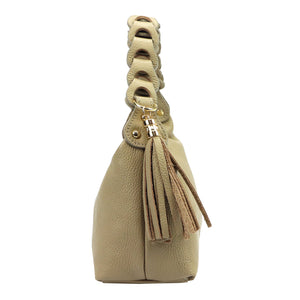 Luka 26-032 DOLLARO taupe odinė rankinė taupe