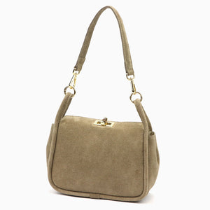 Luka 26-172 taupe natūralios odos rankinė taupe