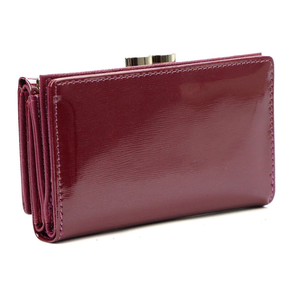 Pierre Cardin 05 LINE 108 violetinė odinė piniginė fioletowy