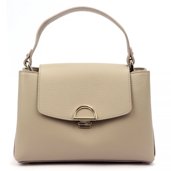 Luka 24-036 DOLLARO taupe odinė rankinė taupe
