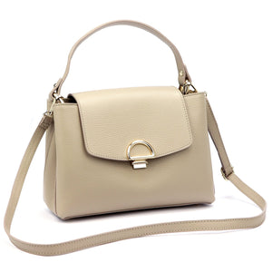 Luka 24-036 DOLLARO taupe odinė rankinė taupe