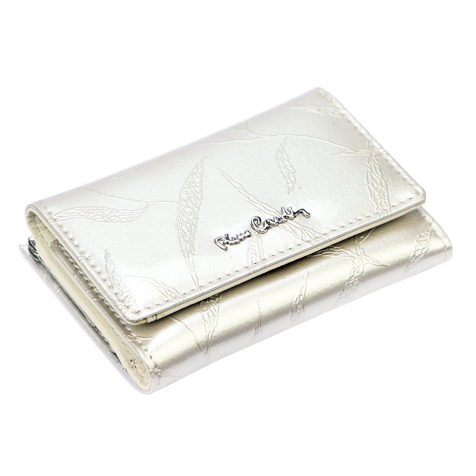 Pierre Cardin 02 LEAF 117 kreminė piniginė cream