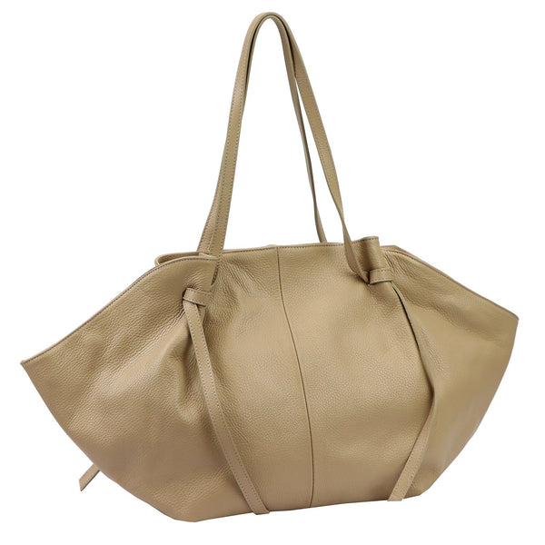 Luka 26-012 DOLLARO taupe natūralios odos rankinė taupe
