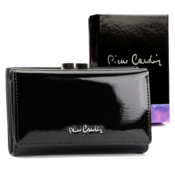 Pierre Cardin 05 LINE 108 juoda odinė piniginė czarny