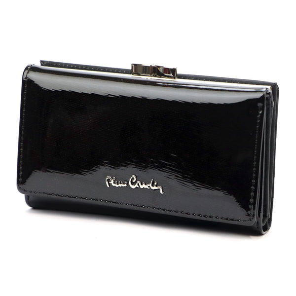 Pierre Cardin 05 LINE 108 juoda odinė piniginė czarny