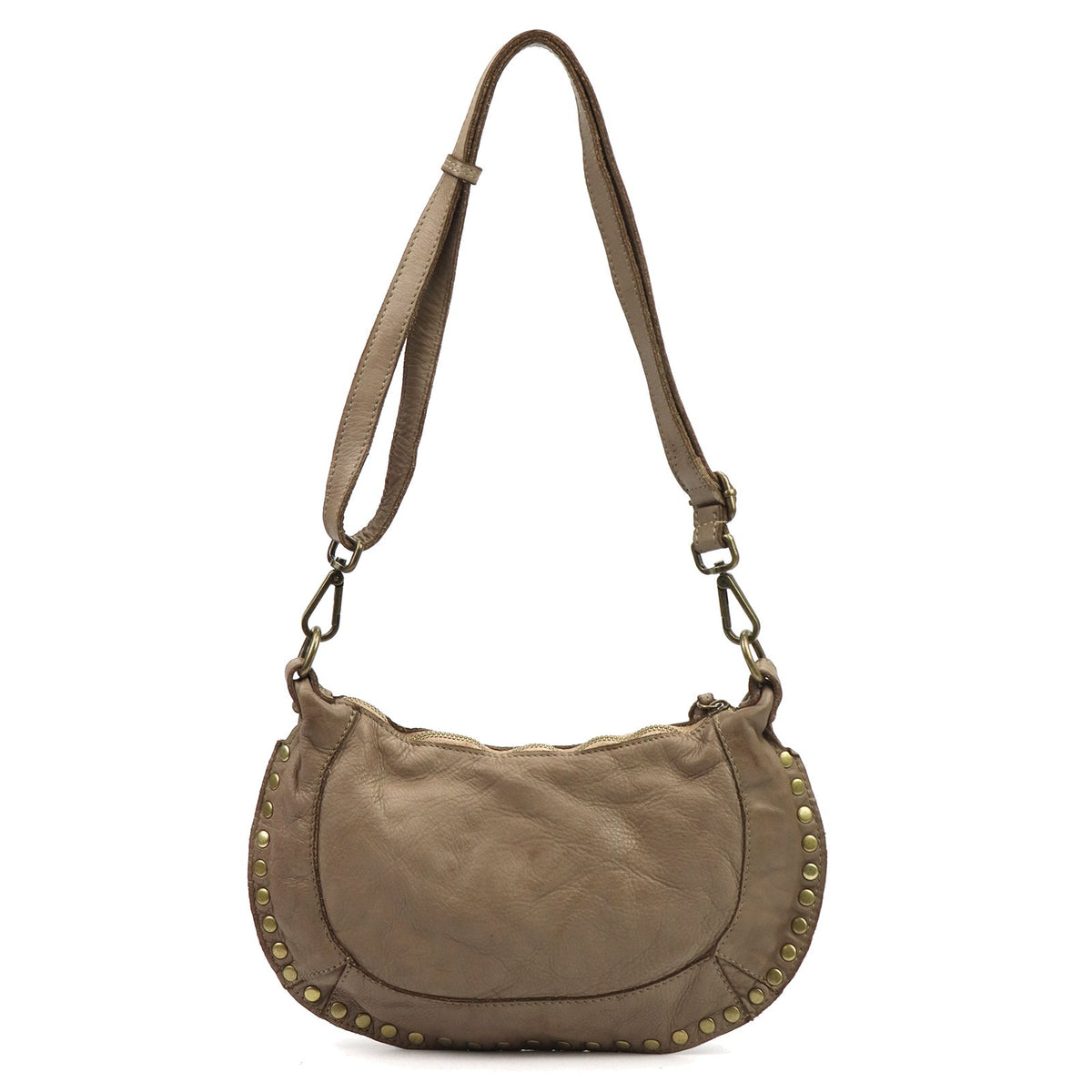 VS 063-598 taupe natūralios odos rankinė taupe