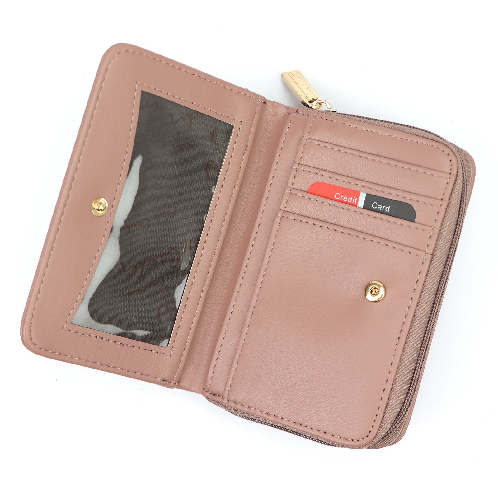 Pierre Cardin WX41 217 purvinai rožinė piniginė brudny róż