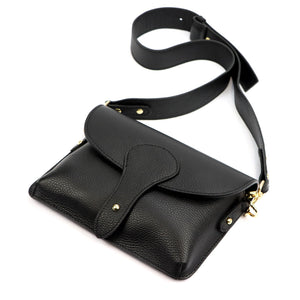 Luka 24-076 D Dollaro Instagramka juoda odinė rankinė czarny